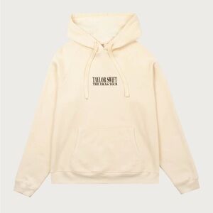 Taylor Swift The Eras Tour Hoodie - Beige - Size: XL